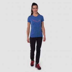 SALEWA Koszulka damska SOLID DRY W T-SHIRT electric melange-L