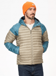MARMOT Kurtka puchowa męska Hype Down Hoody moon river/vetiver-L