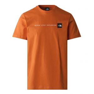 THE NORTH FACE Koszulka męska M S/S Never Stop Exploring Tee desert rust-S