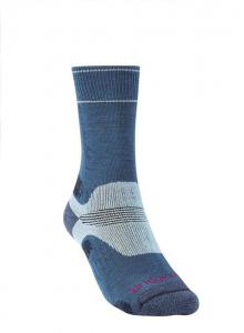BRIDGEDALE Skarpety damskie HIKE MID MERINO E-M (38-40)-Niebieski