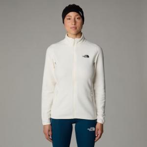 THE NORTH FACE Polar damski W 100 Glacier Full Zip white dune-npf-S