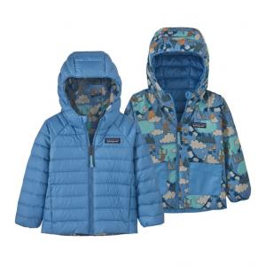 PATAGONIA Kurtka puchowa dziecięca Baby Reversible Down Sweater Hoody andean song: blue bird-6M