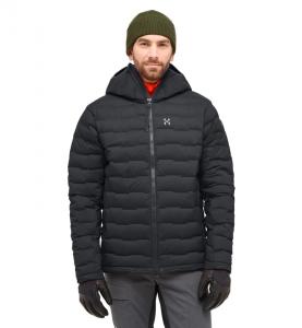 HAGLOFS Kurtka puchowa męska Spitz Down Hood Men true black-XL