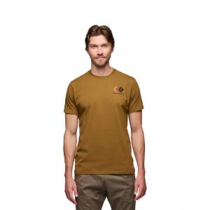 BLACK DIAMOND Koszulka męska M Faded Ss Tee dark curry r.L