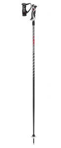 LEKI Kije narciarskie Hot Shot S anodized black-eloxal grau-bright red-130cm