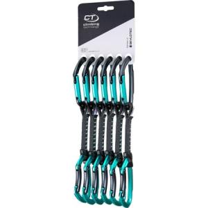 CLIMBING TECHNOLOGY Zestaw ekspresów Lime Set UL antracite/aquamarine 12 cm 6 pack