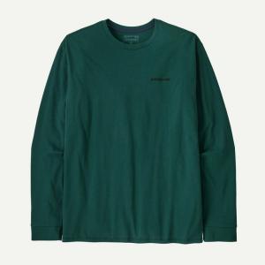 PATAGONIA Koszulka męska M's L/S P-6 Logo Responsibili-Tee Cascade Green-L