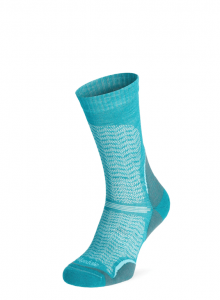 BRIDGEDALE Skarpety damskie HIKE UL PERFORMANCE CREW WMN ORIGINAL Teal-S