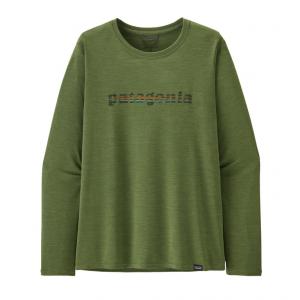 PATAGONIA Koszulka damska Women's Long-Sleeved Capilene Cool Daily Graphic Shirt 73 terrain green r.S