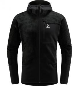 HAGLOFS Bluza męska ROC Spitz Mid Hood Men true black-M