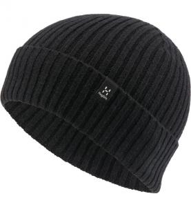 HAGLOFS Czapka wełniana FISHERMAN BEANIE true black