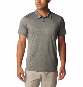 COLUMBIA Koszulka polo męska Columbia Hike Polo black heather-L