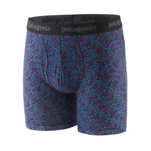 PATAGONIA Bokserki męskie M's Essential Boxer Briefs 6 in. synched flight: pitch blue-S