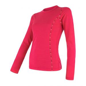 SENSOR Koszulka damska Merino Air Tee Ls magenta-S