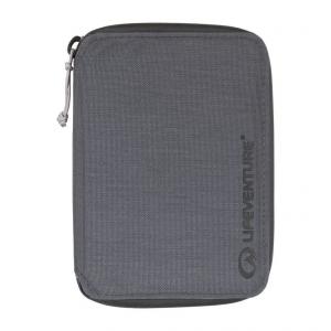 LIFEVENTURE Portfel RFID MINI TRAVEL WALLET grey
