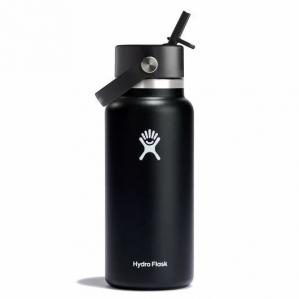 HYDRO FLASK Butelka Wide Flex Straw Cap 946 ml black