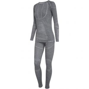 VIKING Bielizna termoaktywna damska LANA PRO MERINO LADY SET 500/22/5757 dark grey-L