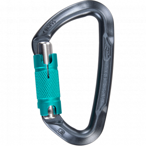 CLIMBING TECHNOLOGY Karabinek Lime WG anthracite/silver/aquamarine