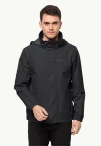 JACK WOLFSKIN Kurtka przeciwdeszczowa męska Stormy Point 2L Jkt M black-M