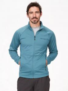 MARMOT Bluza polarowa męska Leconte Fleece Jacket moon river-XL