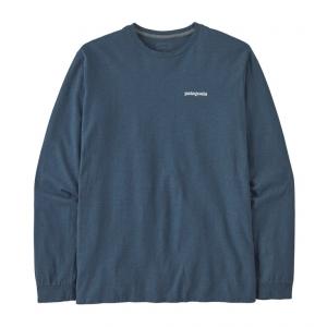 PATAGONIA Koszulka męska M's L/S P-6 Logo Responsibili-Tee utility blue-M