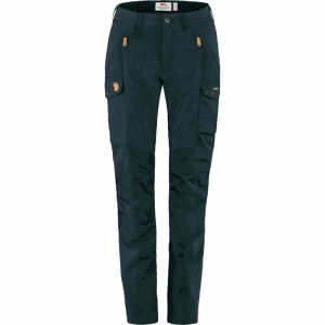 FJALLRAVEN Spodnie damskie Nikka Trousers Curved W dark navy-38