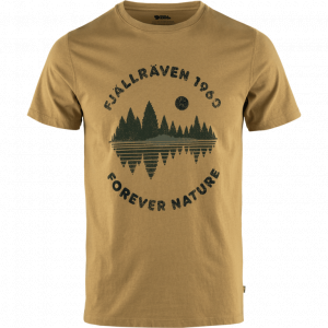 FJALLRAVEN Koszulka męska Forest Mirror T-shirt M buckwheat brown-XL