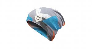 SENSOR Czapka Merino Impress Beanie blue/camo-L