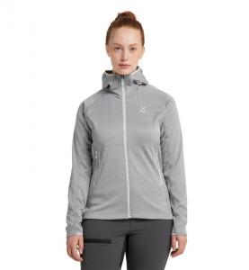 HAGLOFS Bluza damska SKUTA HOOD WOMEN Concrete-S