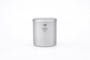 KEITH Kubek tytanowy z pokrywką DOUBLE-WALL TITANIUM MUG WITH LID 300 ml