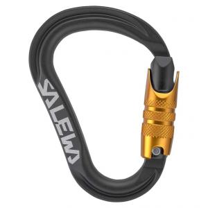 SALEWA Karabinek Ortles HMS C3 M Carabiner black/orange