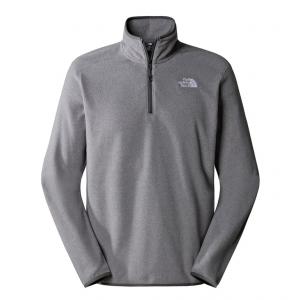 THE NORTH FACE Polar męski Men’s 100 Glacier 1/4 Zip tnf medium grey heather-S