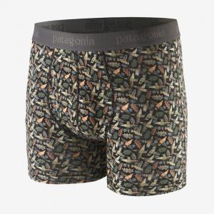 PATAGONIA Bokserki męskie Men's Essential Boxer Briefs 3in allen's party: ink black r.S