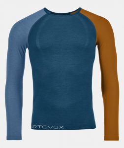 ORTOVOX Koszulka termoaktywna męska 120 Comp Light Long Sleeve M petrol blue-S