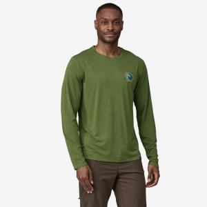 PATAGONIA Koszulka męska Men's Long-Sleeved Capilene Cool Daily Graphic Shirt unity fitz: terrain green r.L