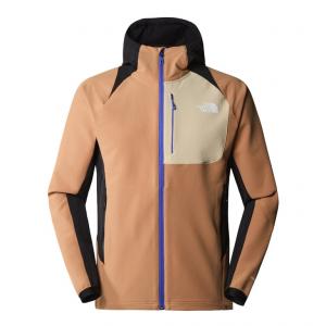 THE NORTH FACE Kurtka softshell męska Men’s Ao Softshell Hoodie almond butter/tnf black/gravel-S