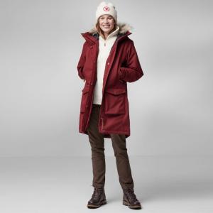 FJALLRAVEN Kurtka damska Nuuk Lite Parka W bordeaux red