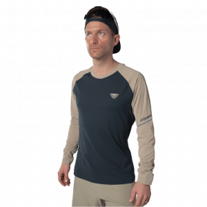 DYNAFIT Koszulka męska Alpine Pro M L/S Tee blueberry/rock khaki-M