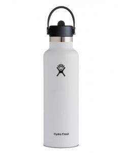 HYDRO FLASK Butelka Standard Flex Straw Cap 621 ml white