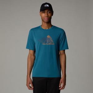 THE NORTH FACE Koszulka męska M Mountain Foundation SS Tee mallard blue-M