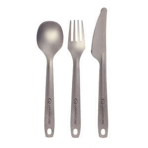 LIFEVENTURE Sztućce Superlight Titanium Cutlery Set