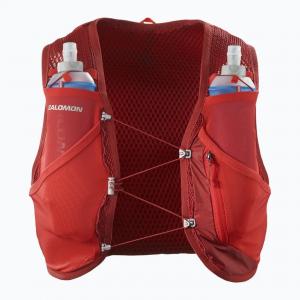 SALOMON Kamizelka do biegania Actice Skin 8 Set red dahlia/high risk red-M
