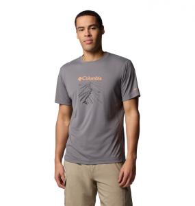 COLUMBIA Koszulka męska Zero Rules Light SS Graphic Crew city grey/ridge line life-L