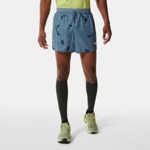 THE NORTH FACE Szorty sportowe męskie PRINTED SUNRISER SHORT REG goblin blue trail marker print-L