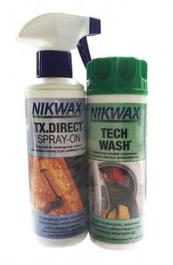 NIKWAX Zestaw TWIN: TECH WASH + TX.DIRECT SPRAY ON