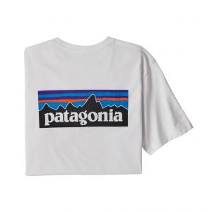 PATAGONIA Koszulka męska P-6 LOGO RESPONSIBILI-TEE white-M
