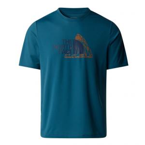 THE NORTH FACE Koszulka męska M Mountain Foundation SS Tee mallard blue-XL