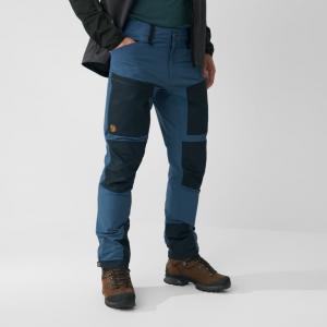 FJALLRAVEN Spodnie męskie KEB AGILE TROUSERS Indigo Blue-Dark Navy-50