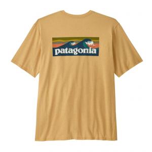 PATAGONIA Koszulka męska M's Boardshort Logo Pocket Responsibili-Tee beeswax tan-L