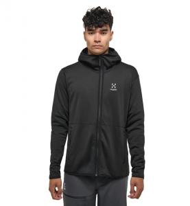 HAGLOFS Bluza męska Mulet Mid Hood Men true black-XL